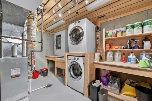 81 Queen Anne Close Se, Calgary, AB - Indoor Photo Showing Laundry Room