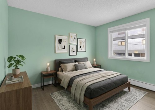 210-1602 11 Avenue Sw, Calgary, AB - Indoor Photo Showing Bedroom