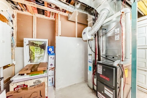 163 Evanscrest Way Nw, Calgary, AB - Indoor Photo Showing Basement