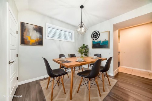 163 Evanscrest Way Nw, Calgary, AB - Indoor Photo Showing Dining Room