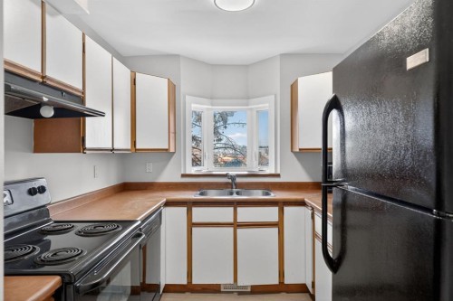 315-335 Garry Crescent Ne, Calgary, AB - Indoor Photo Showing Kitchen With Double Sink