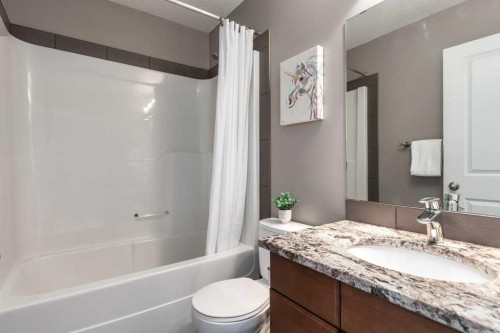 105 Wildrose Green, Strathmore, AB - Indoor Photo Showing Bathroom