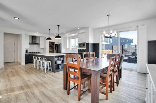 188 Brander Avenue, Langdon, AB - Indoor Photo Showing Dining Room