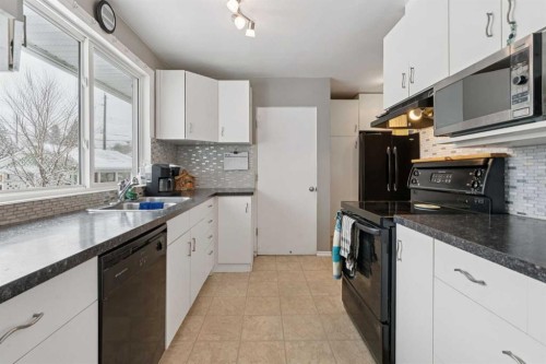 12 Westwood Crescent Sw, Calgary, AB - Indoor Photo Showing Kitchen With Double Sink