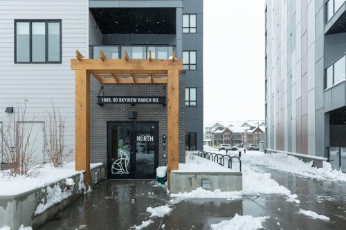1415-60 Skyview Ranch Road Ne, Calgary, AB - Outdoor With Fireplace With Exterior