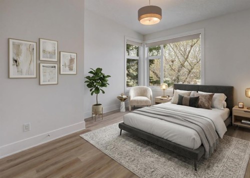 3422 5 Avenue Nw, Calgary, AB - Indoor Photo Showing Bedroom