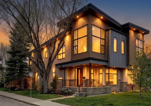 3422 5 Avenue Nw, Calgary, AB - Outdoor With Deck Patio Veranda