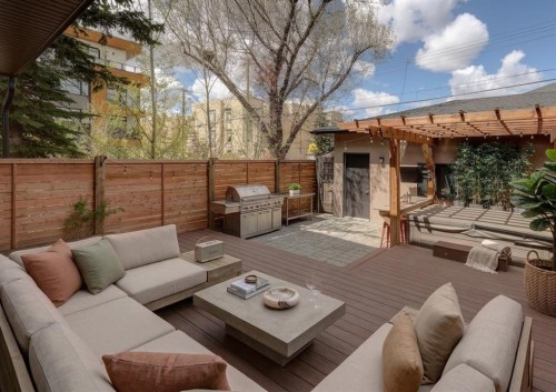 3422 5 Avenue Nw, Calgary, AB - Outdoor With Deck Patio Veranda