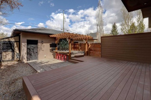 3422 5 Avenue Nw, Calgary, AB - Outdoor With Deck Patio Veranda With Exterior