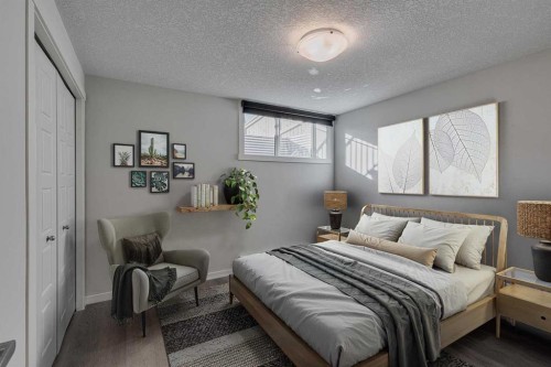 504-474 Seton Circle Se, Calgary, AB - Indoor Photo Showing Bedroom