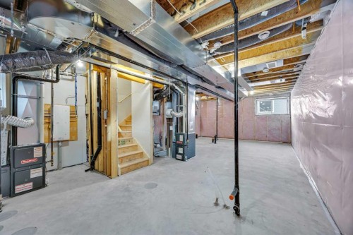 10 Versant Path Sw, Calgary, AB - Indoor Photo Showing Basement
