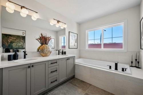 203 Huxland Path Ne, Calgary, AB - Indoor Photo Showing Bathroom