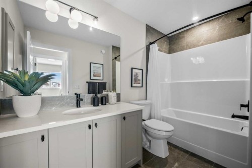 203 Huxland Path Ne, Calgary, AB - Indoor Photo Showing Bathroom