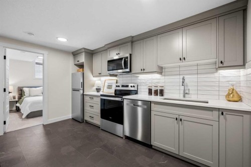 203 Huxland Path Ne, Calgary, AB - Indoor Photo Showing Kitchen