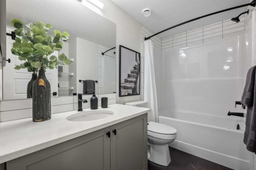203 Huxland Path Ne, Calgary, AB - Indoor Photo Showing Bathroom