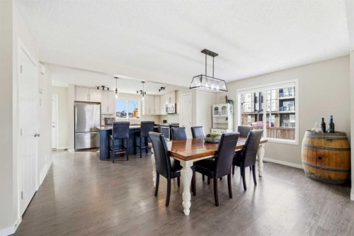 157 Fireside Circle Nw, Cochrane, AB - Indoor Photo Showing Dining Room
