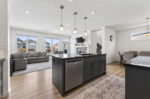 83 Seton Heath Se, Calgary, AB - Indoor Photo Showing Kitchen With Upgraded Kitchen