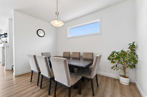 83 Seton Heath Se, Calgary, AB - Indoor Photo Showing Dining Room