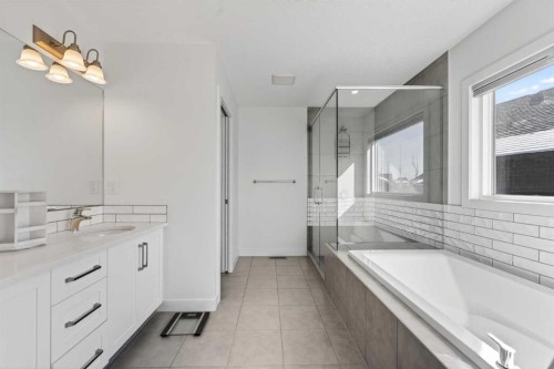 83 Seton Heath Se, Calgary, AB - Indoor Photo Showing Bathroom