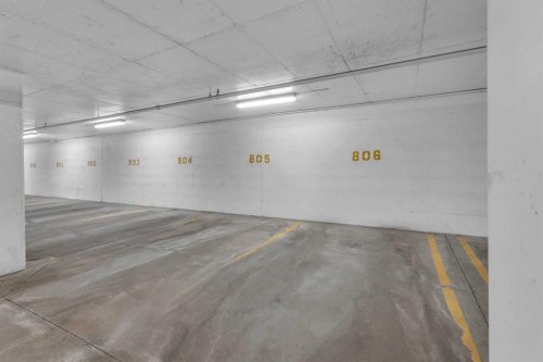 251-222 Riverfront Avenue Sw, Calgary, AB - Indoor Photo Showing Garage