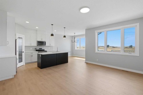 139 Belvedere Crescent Se, Calgary, AB - Indoor Photo Showing Kitchen With Upgraded Kitchen