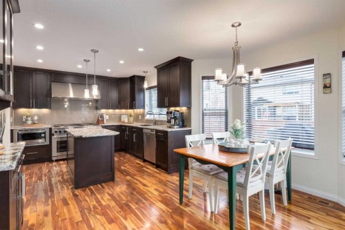 168 West Creek Pond, Chestermere, AB - Indoor Photo Showing Kitchen With Stainless Steel Kitchen With Upgraded Kitchen