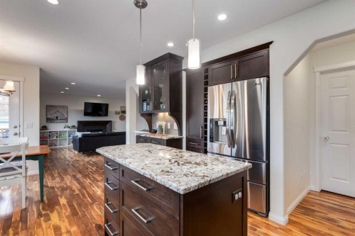 168 West Creek Pond, Chestermere, AB - Indoor Photo Showing Kitchen With Upgraded Kitchen