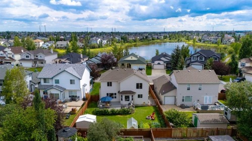 168 West Creek Pond, Chestermere, AB - Outdoor With Body Of Water