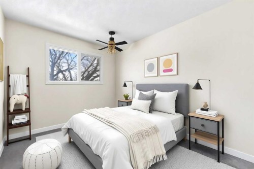 3-6100 4 Avenue Ne, Calgary, AB - Indoor Photo Showing Bedroom