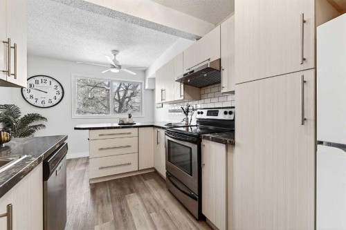 3-6100 4 Avenue Ne, Calgary, AB - Indoor Photo Showing Kitchen With Upgraded Kitchen