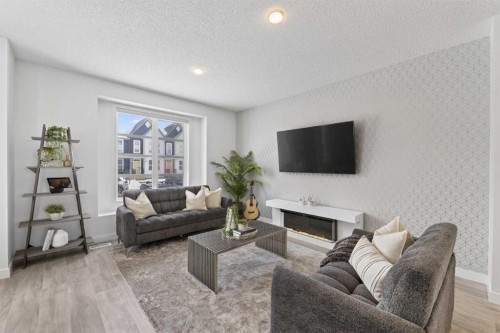 29 Carringvue Way Nw, Calgary, AB - Indoor Photo Showing Living Room