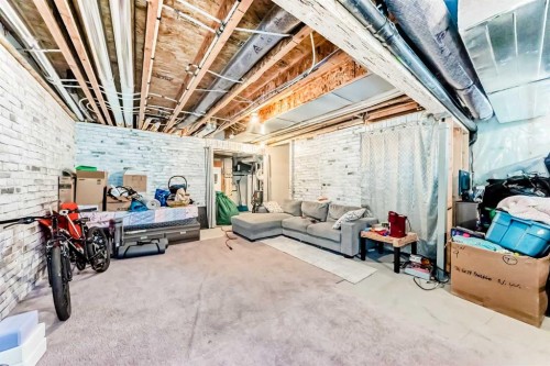 91 Walcrest Way Se, Calgary, AB - Indoor Photo Showing Basement