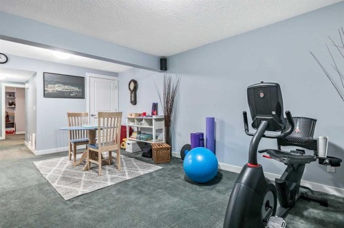 61 Drake Landing Loop, Okotoks, AB - Indoor Photo Showing Gym Room