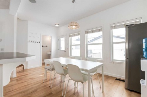 15770 Everstone Road Sw, Calgary, AB - Indoor Photo Showing Dining Room