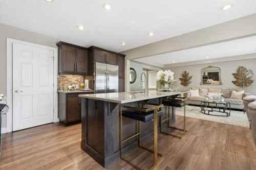 148 Viewpointe Terrace, Chestermere, AB - Indoor Photo Showing Kitchen With Upgraded Kitchen