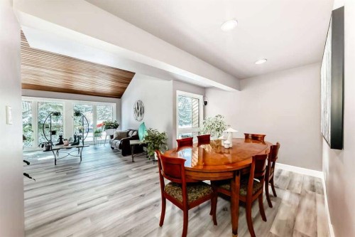2002 Pump Hill Way Sw, Calgary, AB - Indoor Photo Showing Dining Room