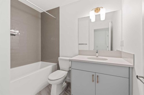 605 Sovereign Common Sw, Calgary, AB - Indoor Photo Showing Bathroom