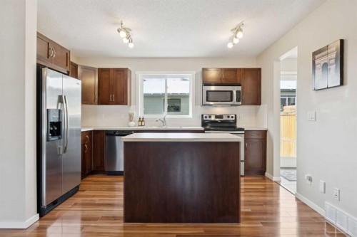 63 Walden Drive Se, Calgary, AB - Indoor Photo Showing Kitchen With Upgraded Kitchen