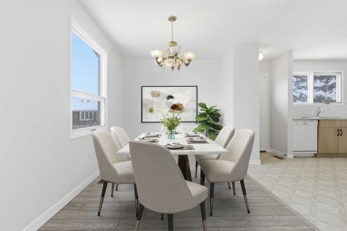 32 Fonda Mews Se, Calgary, AB - Indoor Photo Showing Dining Room