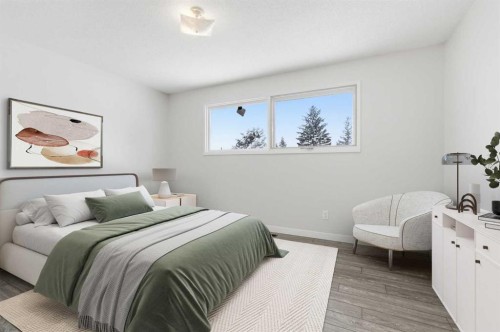 32 Fonda Mews Se, Calgary, AB - Indoor Photo Showing Bedroom