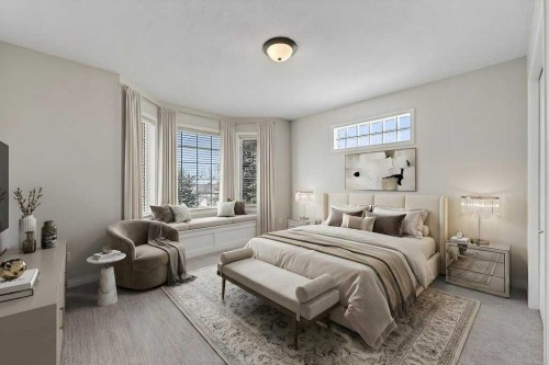 137 Simcrest Heights Sw, Calgary, AB - Indoor Photo Showing Bedroom