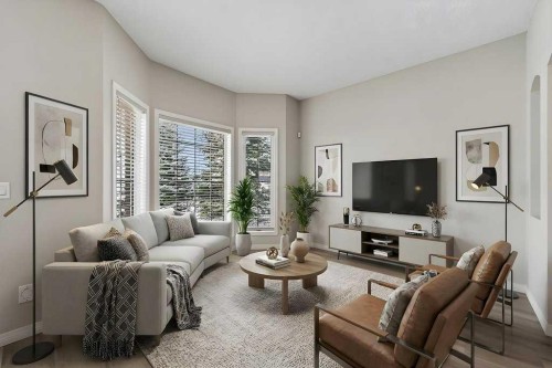 137 Simcrest Heights Sw, Calgary, AB - Indoor Photo Showing Living Room