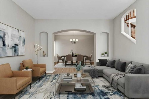 137 Simcrest Heights Sw, Calgary, AB - Indoor Photo Showing Living Room