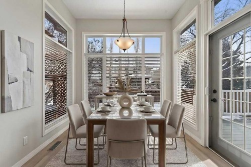 137 Simcrest Heights Sw, Calgary, AB - Indoor Photo Showing Dining Room