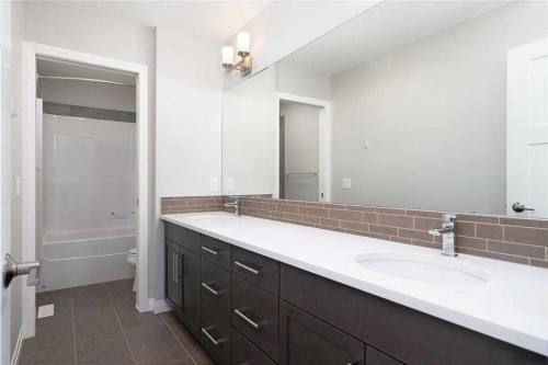124 Auburn Meadows Crescent Se, Calgary, AB - Indoor Photo Showing Bathroom