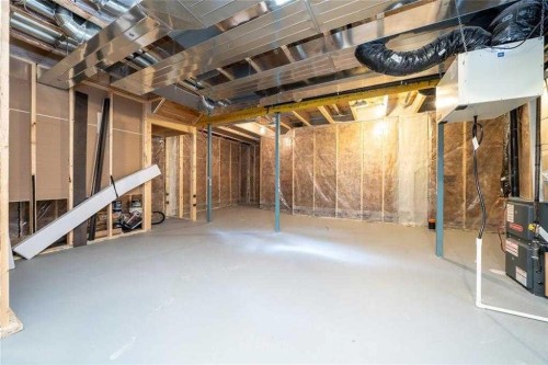 124 Auburn Meadows Crescent Se, Calgary, AB - Indoor Photo Showing Basement