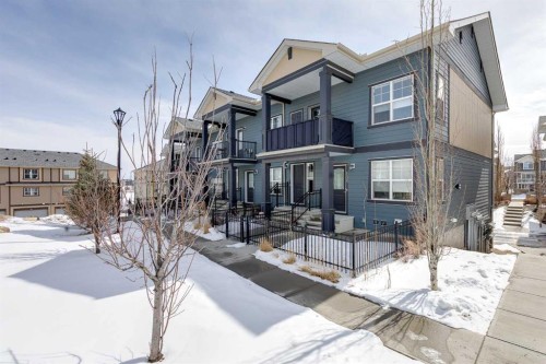132 Evanscrest Gardens Nw, Calgary, AB - Outdoor With Balcony With Facade
