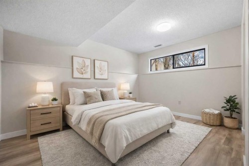 247 Parkwood Close Se, Calgary, AB - Indoor Photo Showing Bedroom