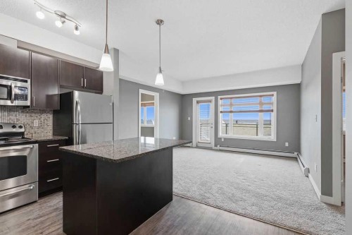 439-23 Millrise Drive Sw, Calgary, AB - Indoor Photo Showing Kitchen With Upgraded Kitchen
