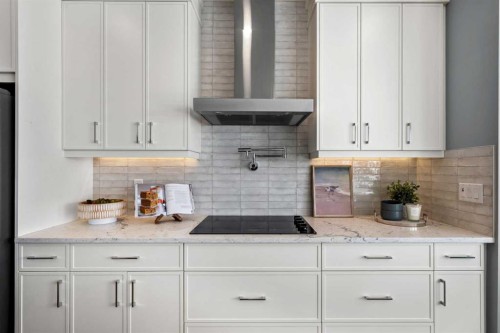 207 Huxland Path Ne, Calgary, AB - Indoor Photo Showing Kitchen